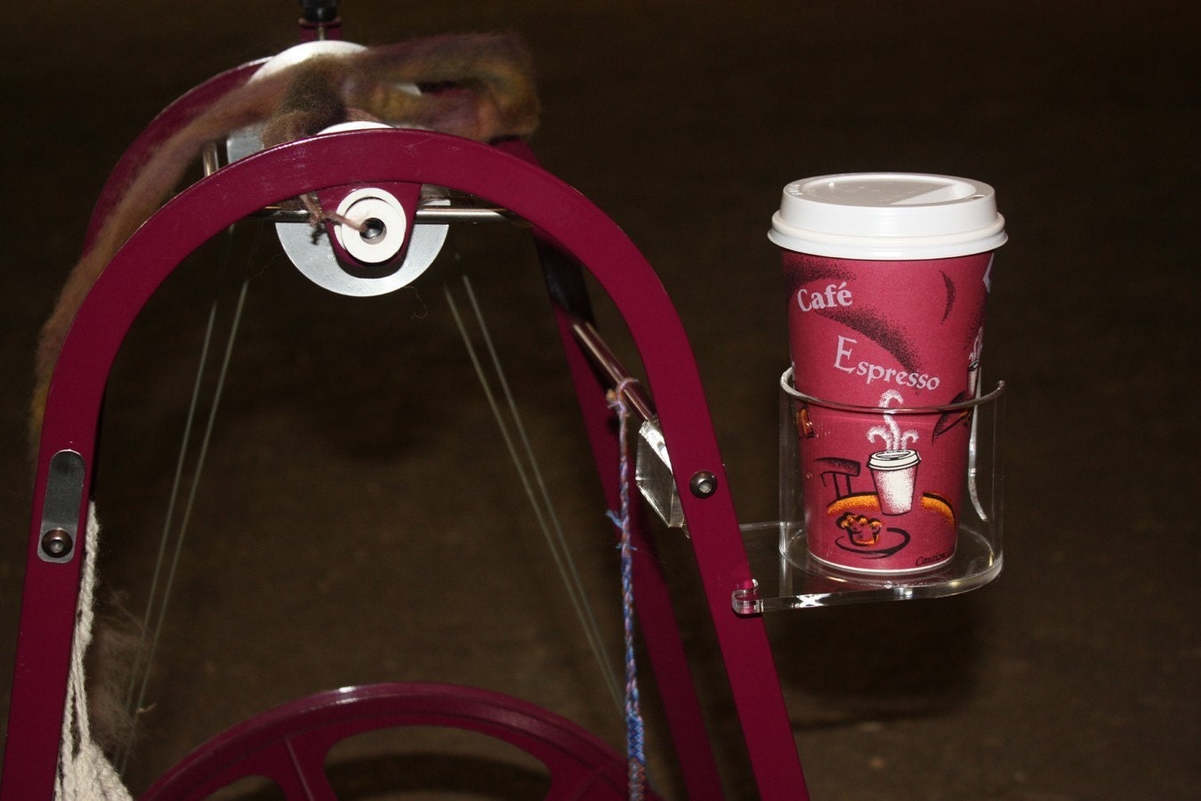 Columbine Spinning Wheel Cup Holder
