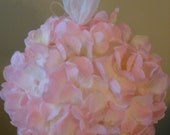 Pink Hydrangea -  Flower Girl\/  Kissing Ball