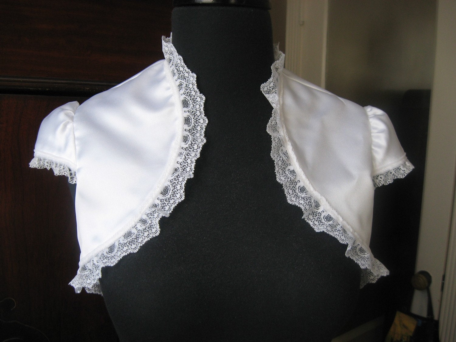 EMMA- Silk Satin Bolero Custom Order
