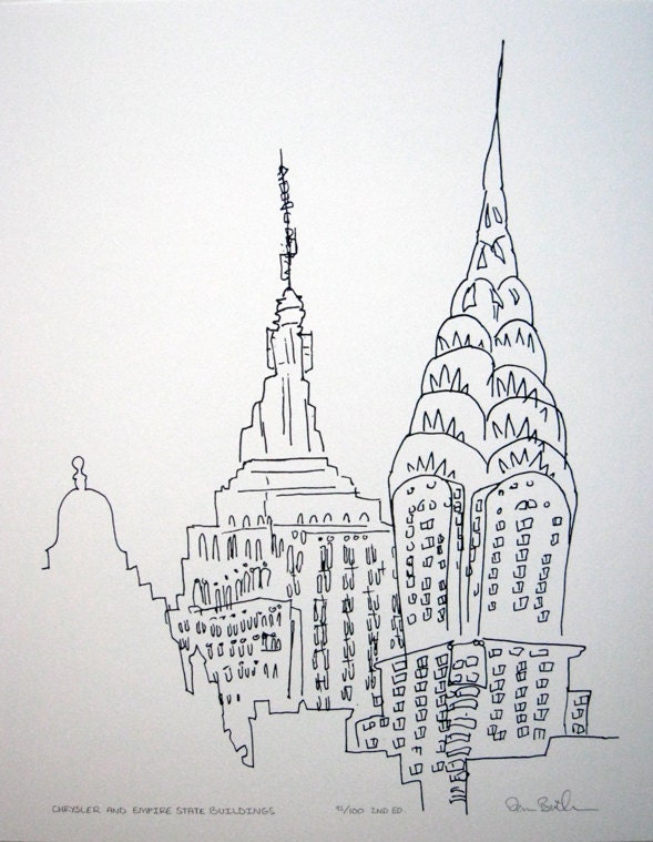 Chrysler and Empire State Buildings
