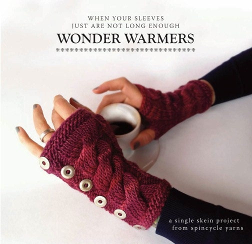 Knitting PDF arm warmers pattern - Wonderwarmers