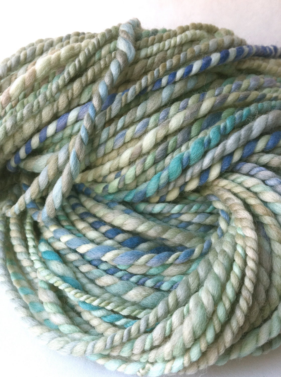 Bad Apple - handspun yarn, super bulky weight