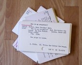 15 vintage library card catalog