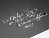 Wedding Calligraphy Envelope Addressing, Calligraphy Service,  Informal Script