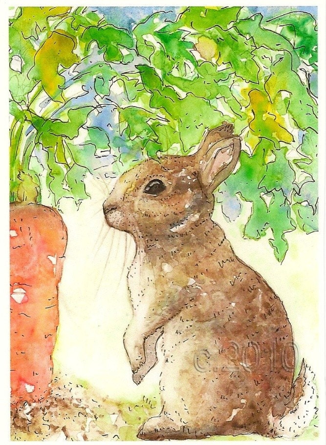 Little Rabbit Postcard, Set of 8