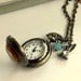 We are Late for Tea. A Rabbit Pocket Watch Necklace. Alice in Wonderland, Tim Burton Fan. Rabbit Lover. For Daughter. Unisex. Girlfriends.