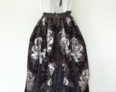 Flock and Foil Rococo Skirt