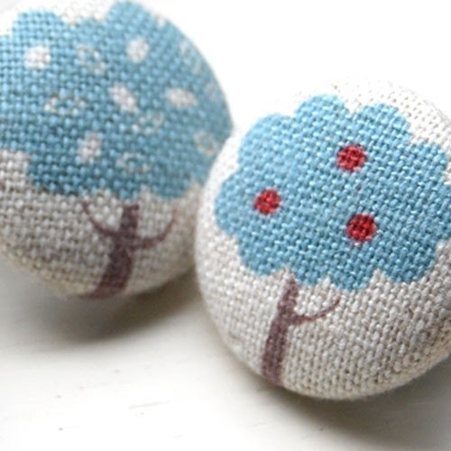 Little Blue Tree Hair Ties