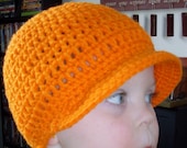 Hand Crocheted Brim Hat