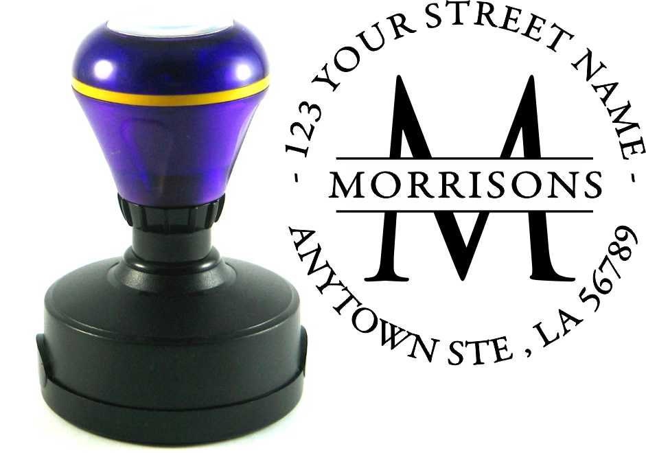 Self inking custom Personalized Return address rubber stamp R52
