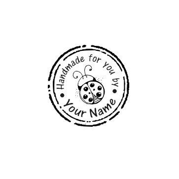 Handle Mounted Personalized custom made rubber stamps H06