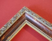 6 x 6 Custom PICTURE FRAME  Antique Gold - Professional Framer