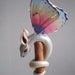 Morning Dew Fairy Dragon Hair Stick magic hair jewelry soft pastel rainbow colored wings