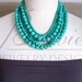 RESERVED for S: Catarina of the Sea -- Genuine Turquoise Multi-Strand necklace
