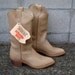 Cowboy Boots Vintage 1970s Durango Light Tan Mens 8