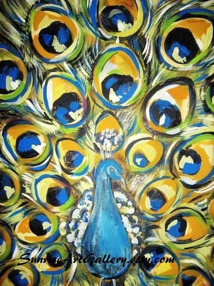 Peacock Art Print 11x14