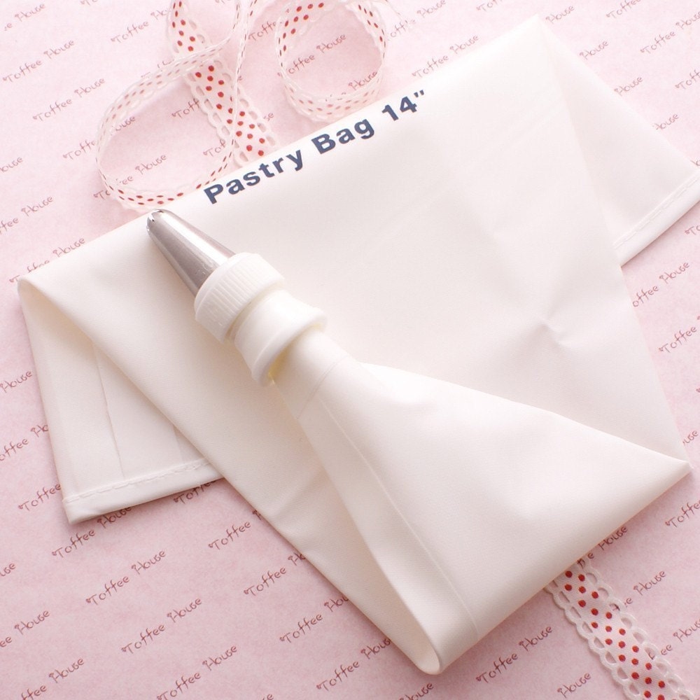 Cake Whipped Cream 14 inch Pastry Bag by SophieToffeeCo on Etsy