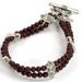 Garnet Double Strand Bracelet