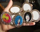 CUSTOM NECKLACE 30 x 40 mm Hand Painted Necklace