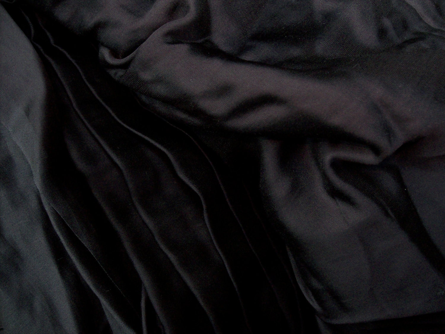 Tencel Satin Black