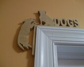 Corner Dogs wood display