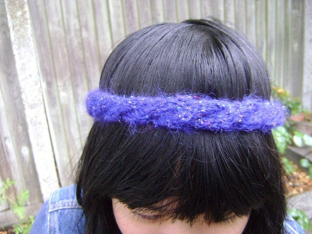 The Waves - Cable Knit Headband/ Halo/ Crown