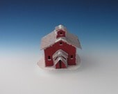 RED HOUSE ORNAMENT