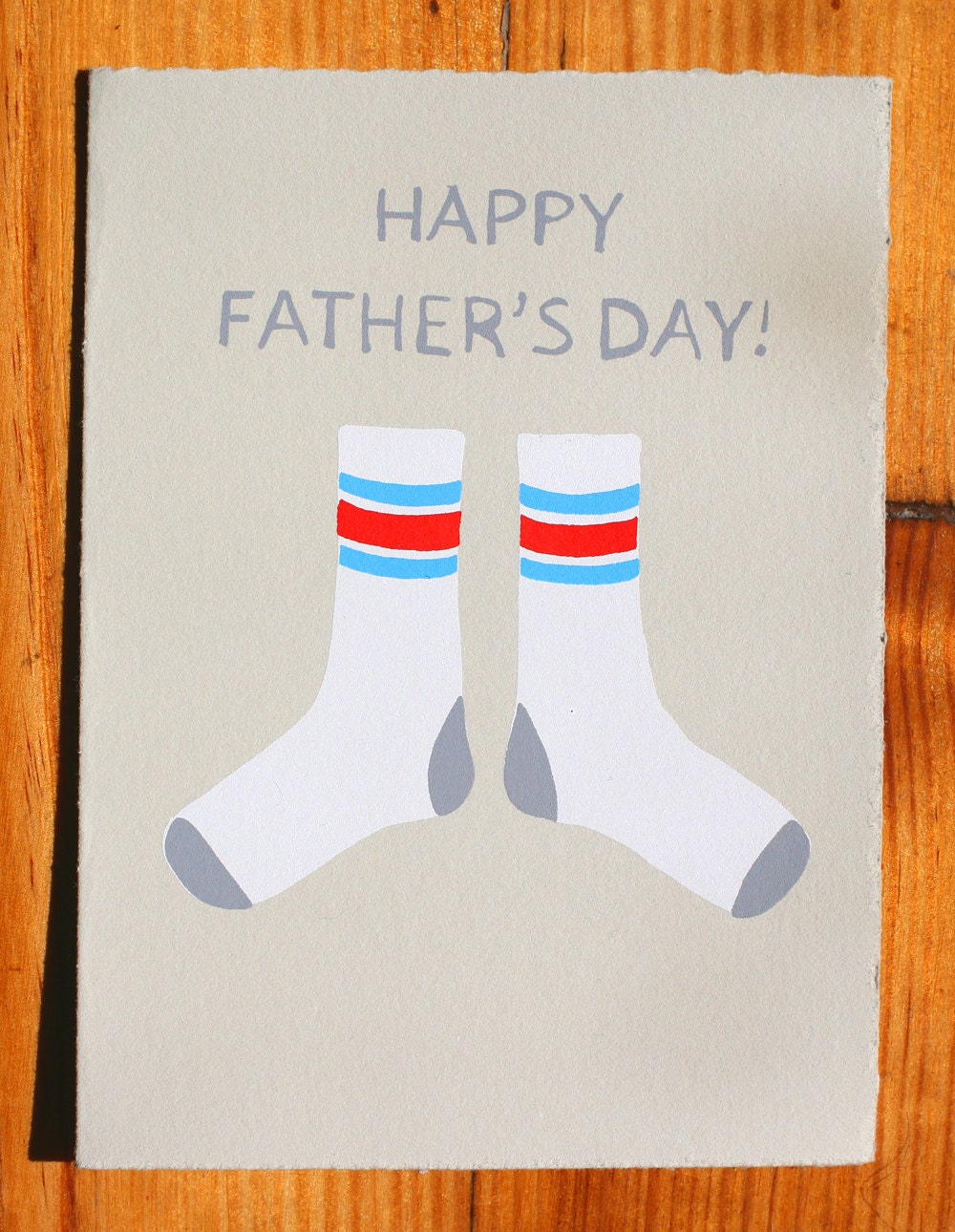 Father's Day Socks greeting card