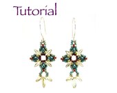 Tutorial - Squareflake Earrings