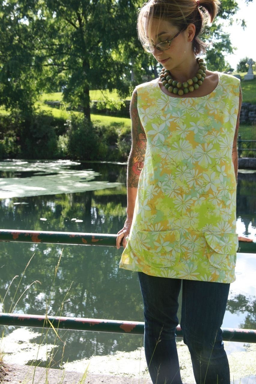 Custom Vintage Flower Tunic II