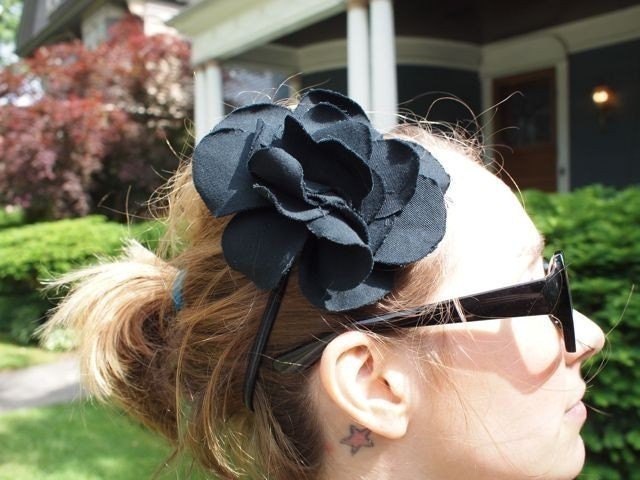 Fabric Hair Flower Headband - Choose your fabric