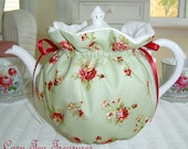 Tea Cozy for 6-8 Cup Teapot Insulated TEA ROSES Tea Pot Tea Cozy Cosy   Also Available in 1-2 Cup and 2-4 Cup Sizes, Upon Request