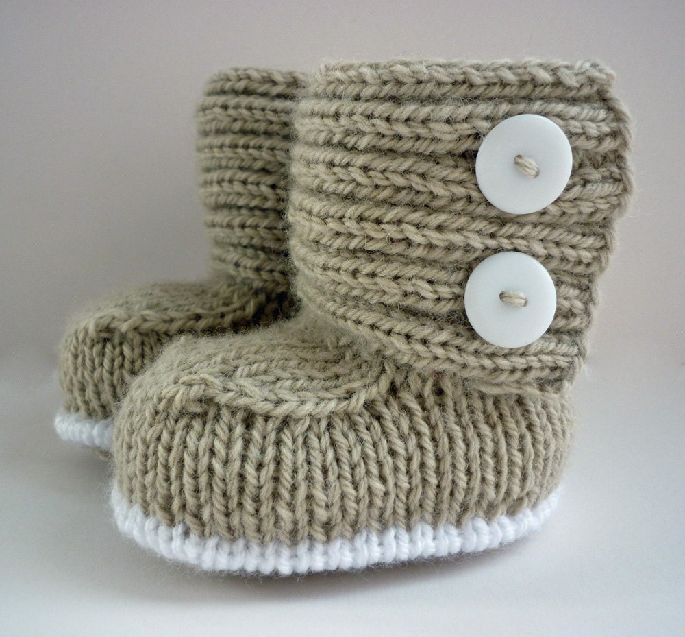 Knitting Pattern Baby Boots pdf JADEN Immediate Download