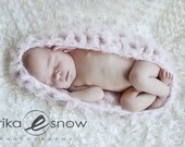 Newborn Pink Sheer Pod / Egg / Cocoon / Sling - Perfect Photo Prop