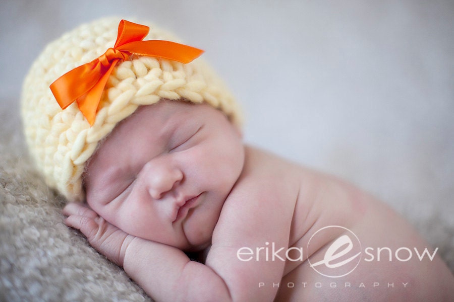 Newborn Organic Hat - Great Photo Prop