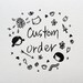 Custom listing for Stephanie - tattooed lady print