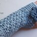 Easy Crochet Cross Stitch Fingerless Gloves with Optional Flower