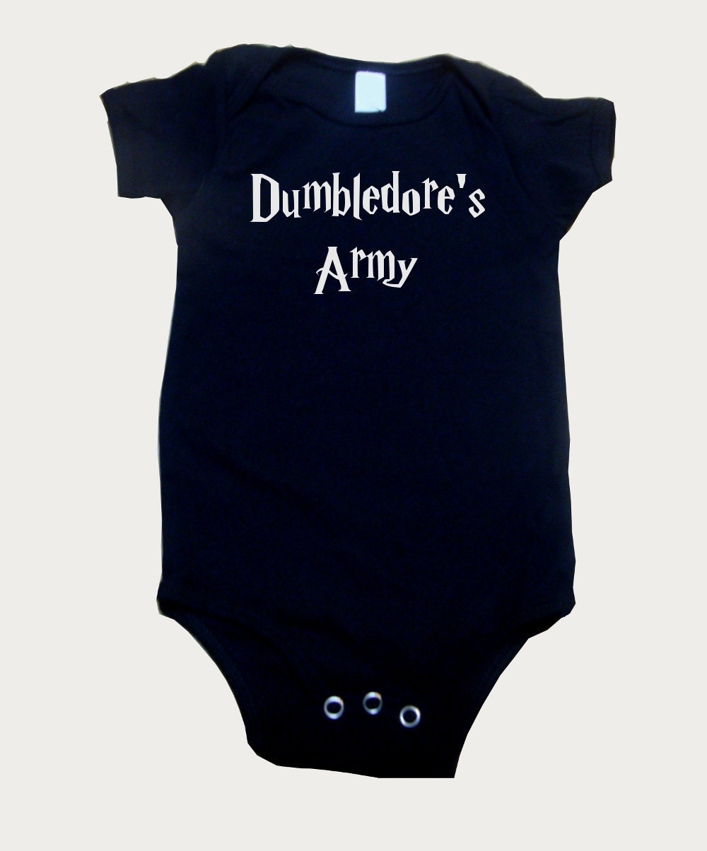 Dumbledore's Army onesie Harry Potter bodysuit