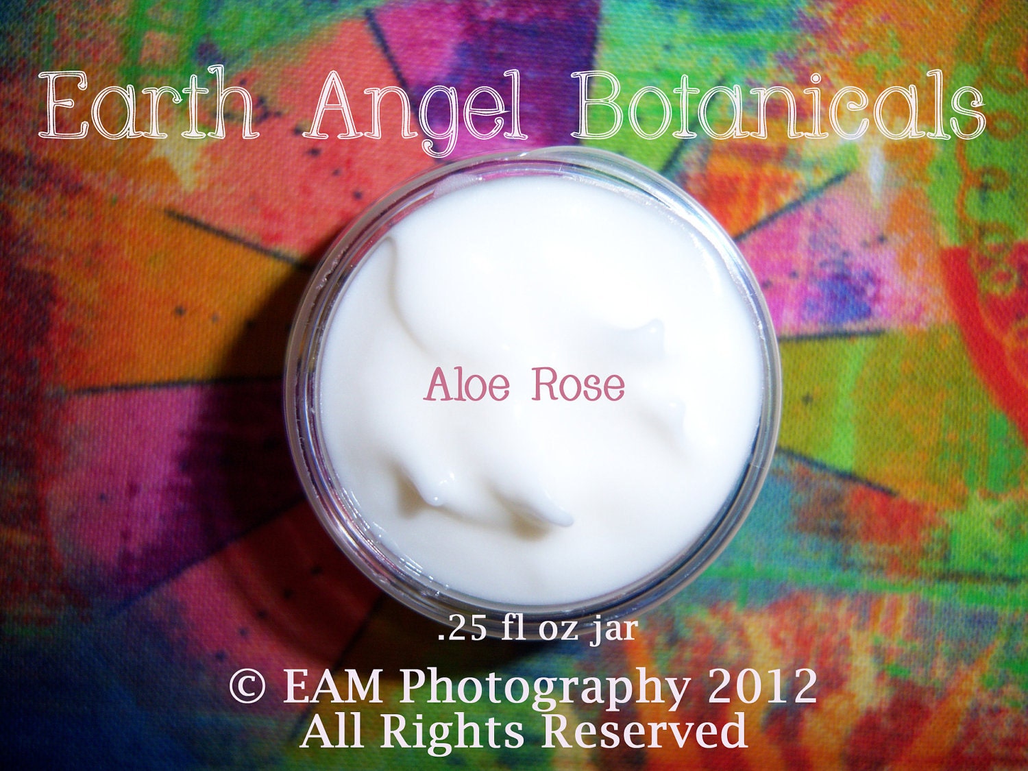 SALE - Organic ALOE ROSE Hydrating Crème - Exquisite Face and Body Crème - Infused with Vitamin E & Botanicals - .25oz - with Free Sample