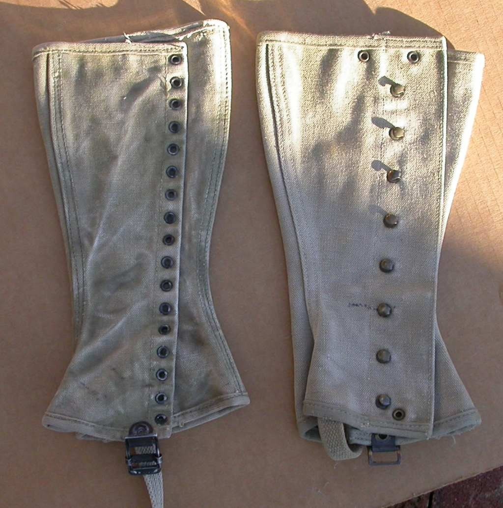 WW2 US Military canvas Spats gaiters dieselpunk by SaltysPirateDen