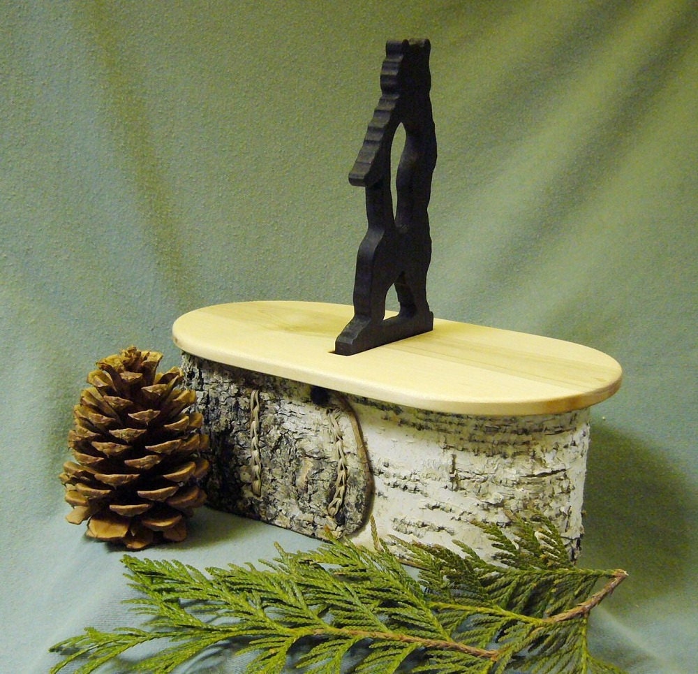 Standing Bear on Nordic Birch Bark Box