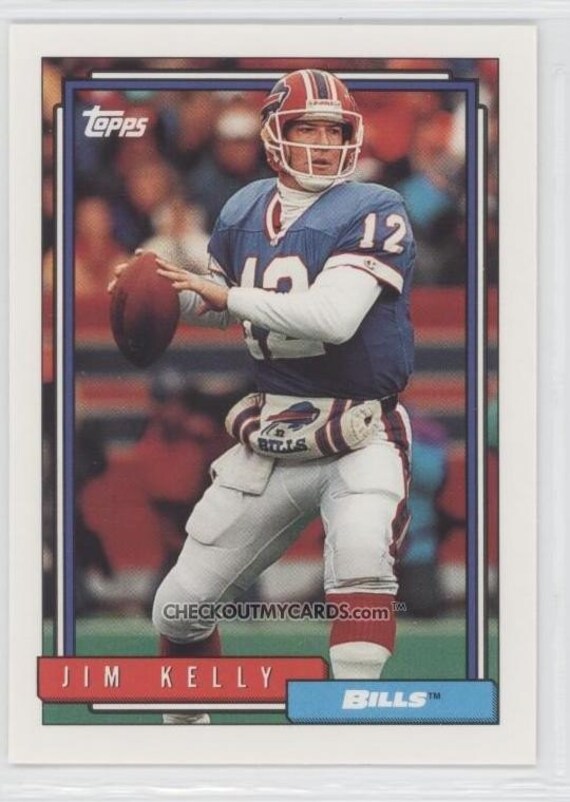 RARE 1992 Topps High Series JIM KELLY Football Card by therpsajik