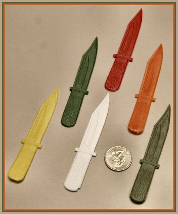 1950s Cracker Jack Plastic Knife HARD TO FIND by therpsajik