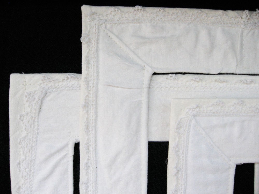 White Lace Mat, unframed 8x10 for 5x7 print - 7 available