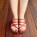 Leather Sandal - Athena - Goddess Range - Custom order