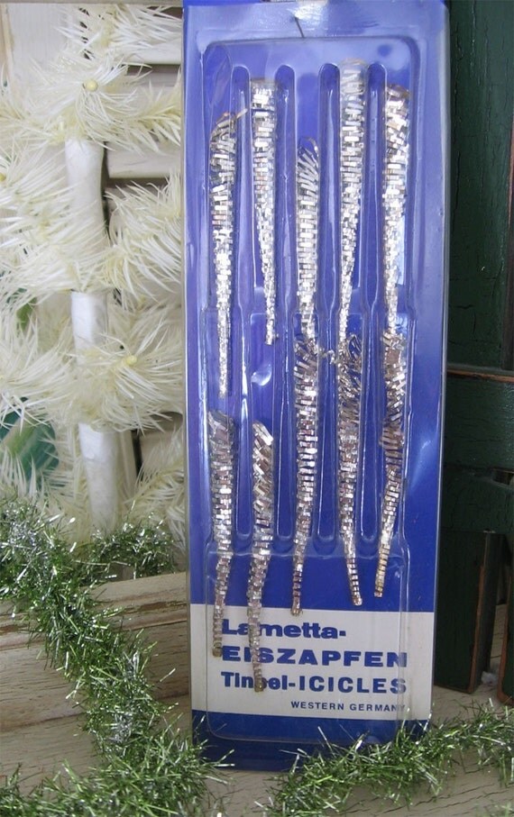 tinsel icicles german christmas finds by brownbirdmarket tinsel icicles german christmas finds by brownbirdmarket