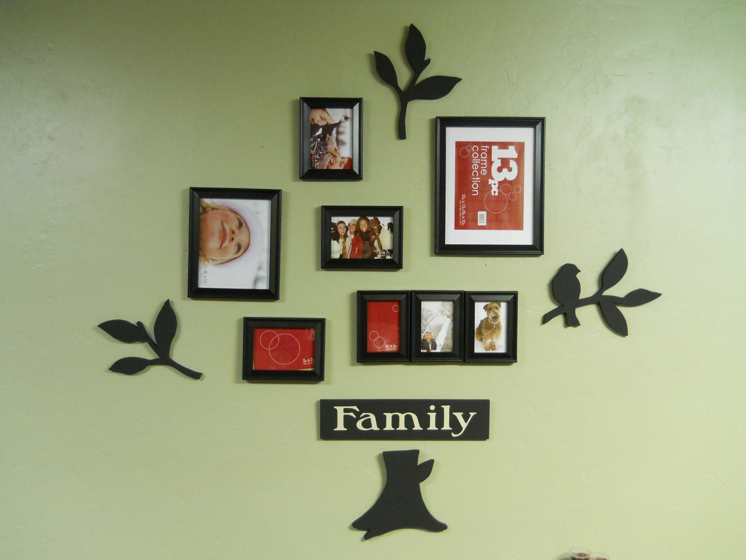 Family Tree Wall Hanging Picture Frames