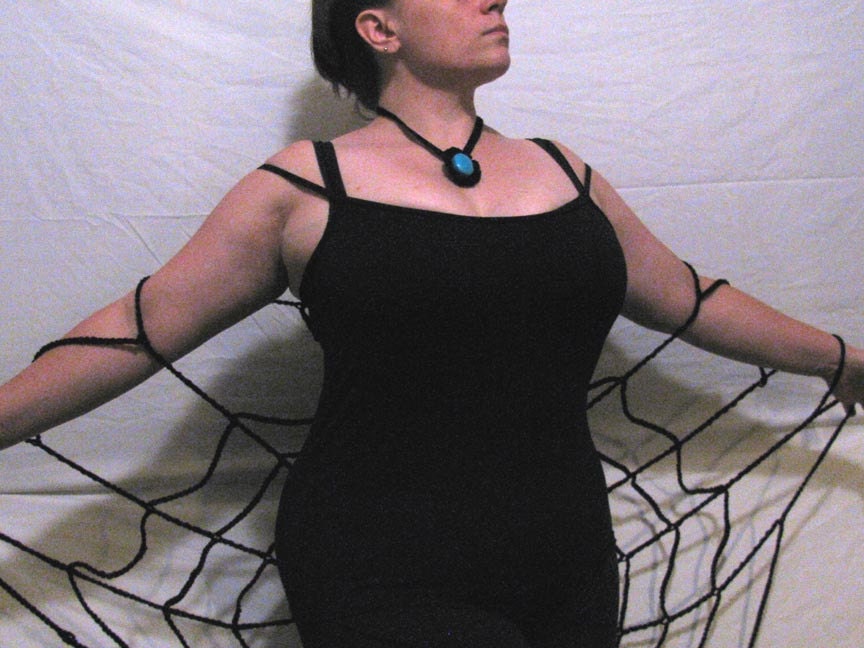 6 Foot Spider Web Crochet Pattern - Costume or Halloween Decor for Haunted House - Permission to Sell Finished Items