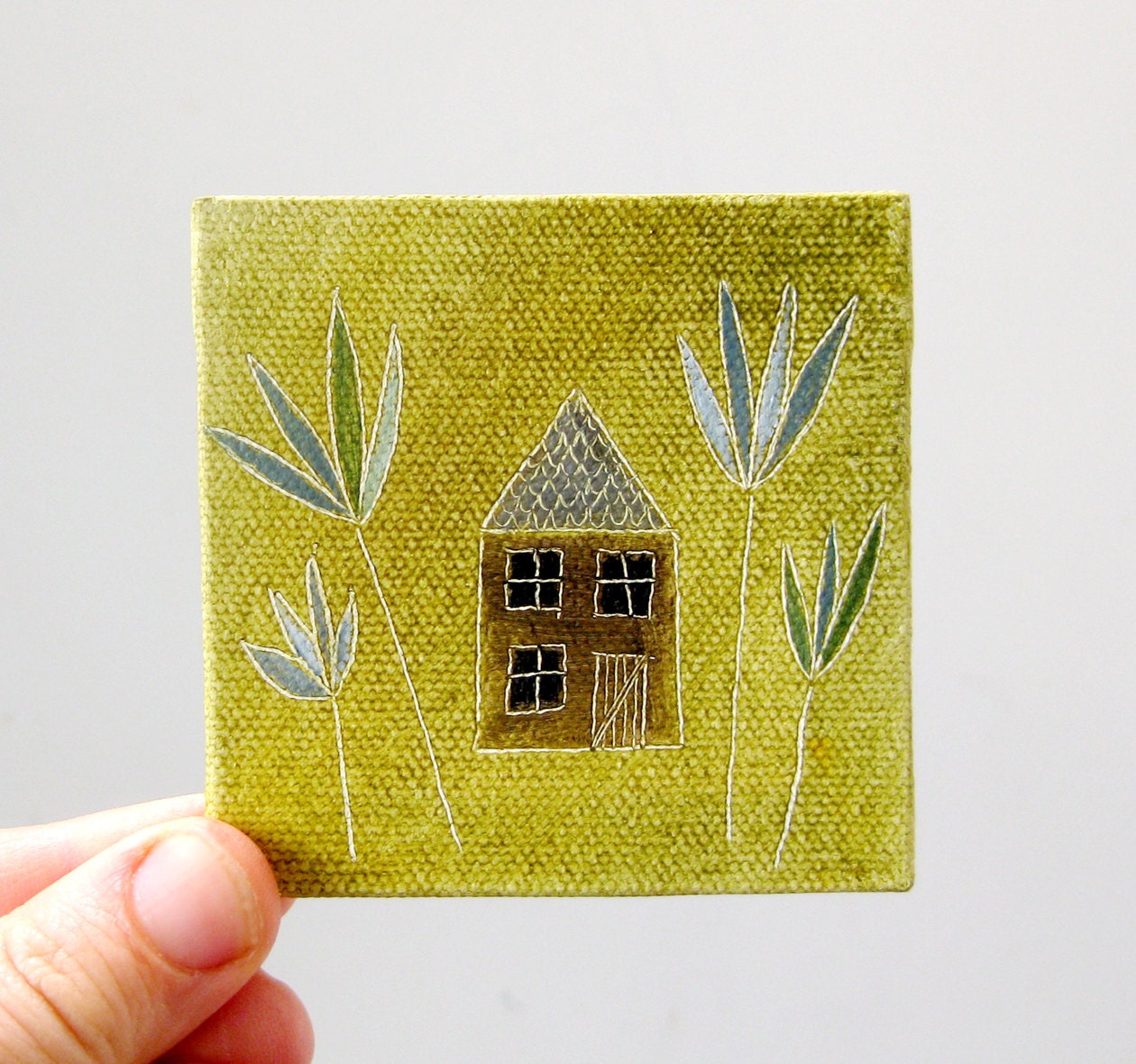 garden house no. 8 / original painting on canvas