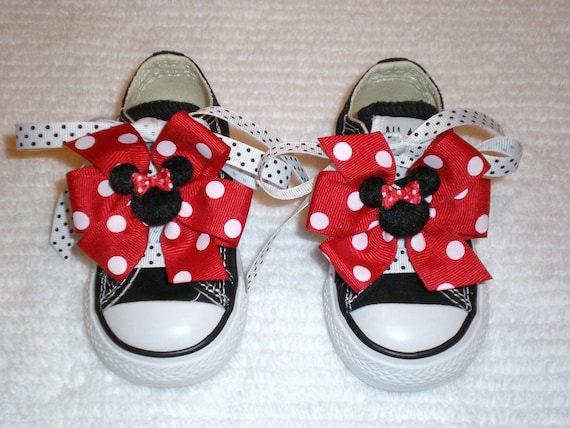 Minnie Mouse Bows and Laces for Shoes